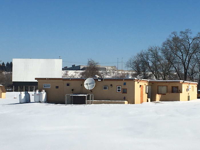 Evergreen Drive-In - Winter Photo (newer photo)